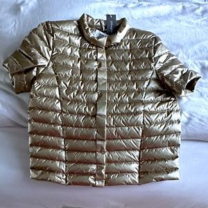 J McLaughlin Gold Sarabeth Jacket